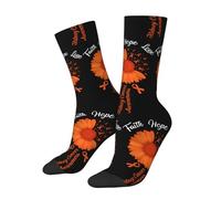 Chaussettes Mi-Mollet Foi, Espérance, Amour, Sensibilisation Aux Maladies Rénales Sport Sock Respirant Chaussette Foot Anti-Ampoule Randonnée Pourcyclisme Cadeaux