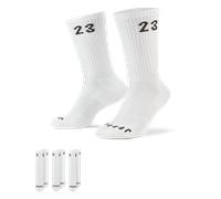 Chaussettes mi-mollet Jordan Essentials (3 paires) Blanc/Noir 46-50