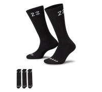 Chaussettes mi-mollet Jordan Essentials (3 paires) Noir/Blanc 46-50