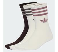 CHAUSSETTES MI-MOLLET PAILLETTES 3BANDES (3PAIRES) Off White / Aurora Coffee 37-39