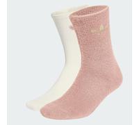 Chaussettes mi-mollet pelucheuses (2 paires) Wonder Quartz / Off White 40-42