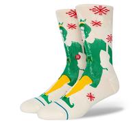 Chaussettes mi-mollet pour hommes Stance ~ BUDDY THE ELF blanc cassé