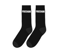 Chaussettes mi-mollet rétro vintage Freedom Charlie Kirk America Politics pour hommes et femmes, chaussettes athlétiques noires
