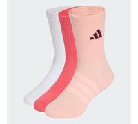 Adidas Chaussettes mi-mollet rembourrées bébé – Lot de 3 Rose 25/27