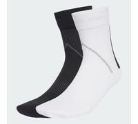 Chaussettes mi-mollet Techy 2paires White / Black 37-39