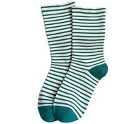 Chaussettes mi-mollet tendance japonaise automne/hiver | Rayures multicolores, styles universitaires, chaussettes tubulaires, bonneterie, coton, esthétique, décontracté, streetwear