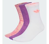 Chaussettes mi-mollet Tie Dye (3 paires) Blush Pink / Purple Rush / White 37-39