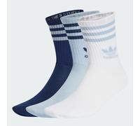 Chaussettes mi-montantes (3 paires) Wonder Blue / Night Indigo / White 43-45