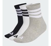 CHAUSSETTES MI-MONTANTES SPORTSWEAR REMBOURRÉES 3BANDES (3 PAIRES) Medium Grey Heather / White / Black 43-45
