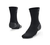 Under Armour Chaussettes hautes unisexes Ua Ad Playmaker 1 Pk Mid, noir, 1376229-001, MD