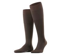Falke Chaussettes longues Milano M Kh coton unies Homme 1 paire Marron 5930 39-40