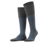 Falke Chaussettes longues homme Shadow M Kh coton fantaisie Gris anthracite mélangé 39-40