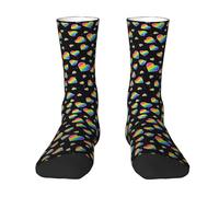 Chaussettes mollet LGBT mignonnes fantaisie LGBT décontractées pour gays et lesbiennes de compression mignonnes pour femmes hommes