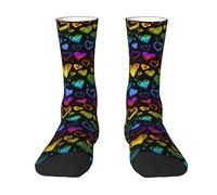 Chaussettes mollet LGBT mignonnes fantaisie LGBT décontractées pour gays et lesbiennes de compression mignonnes pour femmes hommes