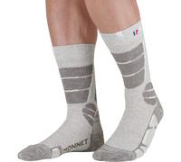 Monnet Chaussettes hautes en lin gris 37/38