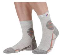 Monnet Chaussettes de randonnée basses Mid Lin Gris 37/38