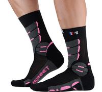 Monnet Chaussettes de randonnée Trek Expert Rose Taille normale 39/40
