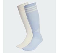 Chaussettes montantes 3 bandes (2 paires) Off White / Crystal Sky 37-39
