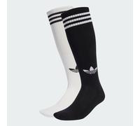 Chaussettes montantes 3 bandes (2 paires) White / Black 40-42