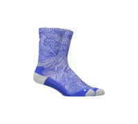 Asics Chaussettes de sport FujiTrail Graphic Crew Bleu / gris clair Taille S