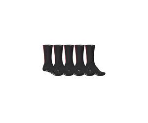 Chaussettes montantes Ã rayures Globe (x5) Noir 7/11 ans