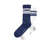 Chaussettes montantes BjÃ¶rn Borg Classic (x2) Bleu 36/40