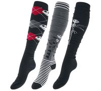 Chaussettes montantes Disney de L'Étrange Noël De Monsieur Jack - Jack Skellington - EU35-38 à EU 39-42 - pour Femme - multicolore EU 39-42