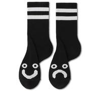 Chaussettes montantes en polaire Happy Sad Skate Company Skate Company, Noir, 28cm-30cm