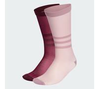 CHAUSSETTES MONTANTES ULTRA FINES (2 PAIRES) Sandy Pink / Shadow Red 40-42