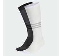 CHAUSSETTES MONTANTES ULTRA FINES (2 PAIRES) White / Black 34-36