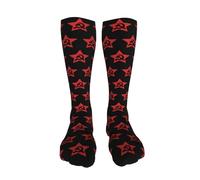 Chaussettes Mottif 40cm Marteau Et Faucille De L'Urss Coton Chaussettes Rigolotes Chaussette Élastique Imprimées Longues Chaussettes Pour Fête, Anniversaire, Adolescent