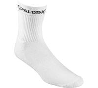 Chaussettes moyennes Spalding Blanc 36/40
