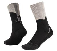 Buff Chaussettes Merino MW Crew Laine mérinos, Contrôle des odeurs, Régulation thermique, Randonnée, Anti-ampoules, Confort, Qualité Hommes Femmes M Noir