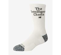 Chaussettes New Balance Active Premium Graphic Crew blanc gris (1 paire) - M