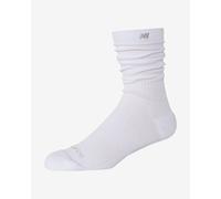 New Balance Unisexe Active Slouchy Crew Socks 1 Pair en Blanc, Coton, Taille L
