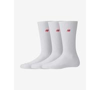 Chaussettes New Balance Athletics Cotton blanc pur (3 paires) - L