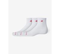 Chaussettes New Balance Patch Logo blanc pur (3 paires) - L