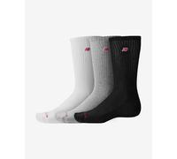 Chaussettes New Balance Patch Logo Crew noir gris blanc (3 paires) - XL