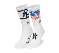 Chaussettes New York Yankees Crew Blanc 39/42