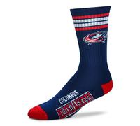 Chaussettes NHL Columbus Blue Jackets 4-Stripe Deuce Socks for Bare Feet Bas