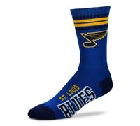 Chaussettes NHL St. Louis Blues 4-Stripe Deuce Socks for Bare Feet Bas