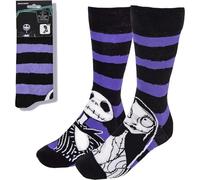 Chaussettes, Nightmare Before Christmas Rayures Violettes, 38-45 Mixte