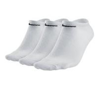 Chaussettes de training invisibles Nike Lightweight (3 paires) - Blanc 38-42