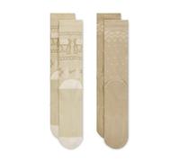 Chaussettes Nike ED PLS CSH Crew (x2) Beige 42/46 Unisex