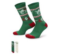 Chaussettes Nike ED PLS CSH Crew (x2) Vert 46/50 Unisex