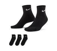 Nike Everyday Cushioned Ankle Chaussettes de tennis Pack de 3 Unisex - noir, blanc, Taille 46-50