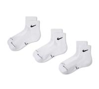 Nike Chaussettes cheville Everyday Elevated – Lot de 3 Blanc 42-46