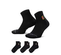 Nike Ankle Chaussettes de tennis Pack de 3 Unisex - noir 34.5-37.5