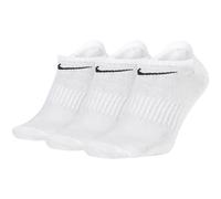 Nike Chaussettes Lot de 3 No-Show Unisexe Blanc Taille 43-46