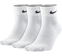 Chaussettes Nike Lightweight Quarter SX4706-101 (paquet de 3) coupe sport uni...